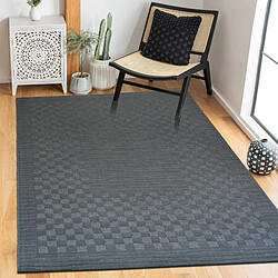 Thedecofactory JUTA ASPECT BOX - Tapis aspect jute gris 160x225