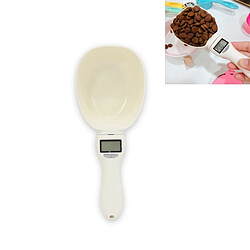 Wewoo Portable Pet Food Electronic Pesing Spoon Measuring Cat Dog White 250ml