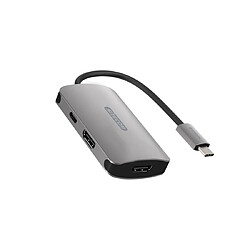 Sitecom Adaptateur Multiport USB 3.1 C - USB-C PD/2xHDMI CN-398