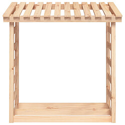 Acheter vidaXL Support pour bois de chauffage 108x64,5x110 cm Bois de pin