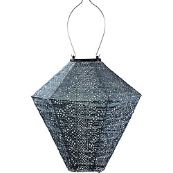 Lumiz Lanterne solaire Diamond 28 cm Lace - Gris bleu.