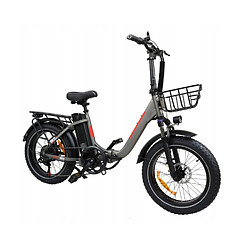 Acheter Autrement Vélo électrique Pliable BAOLUJIE DZ-2030 48V16AH,Moteur 750W 20*4.0”- Portée 80KM,40KM/H-Gris