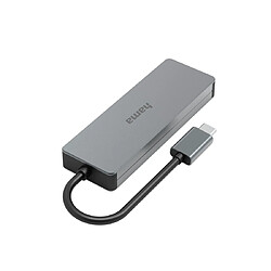 HAMA Hub USB-C, 4 ports, USB 3.2 Gen2, 10 Gbit/s, alu