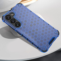 Avis Avizar Coque pour Samsung Galaxy S23 Antichoc Coins Renforcés Design Nid d'Abeille Bleu