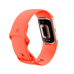 Acheter Fitbit Charge 6 Corail (Coral) et Corps en Aluminium Or Champagne