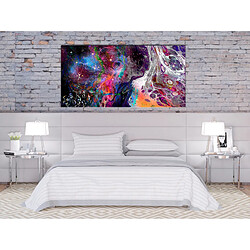 Artgeist Tableau - Colourful Galaxy (1 Part) Wide [120x60]