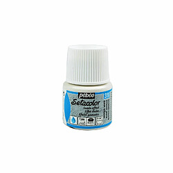 Pebeo Peinture textile Setacolor opaque effet daim - Blanc antique - 45 ml