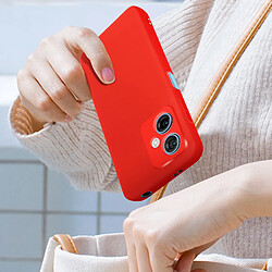 Avizar Coque pour Xiaomi Redmi Note 12 5G Silicone Semirigide Soft-touch Rouge pas cher