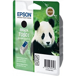 Epson Cartouche d'encre T0501 Panda - Noire (S020093 + S020187) QuickDry