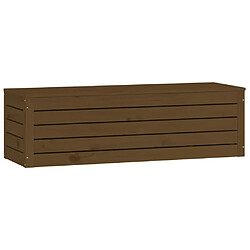 Acheter vidaXL Boîte de rangement Marron miel 109x36,5x33 cm Bois massif pin