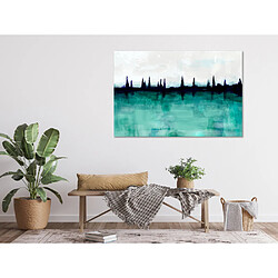 Jardindeco Tableau - Mountain Lake (1 Part) Wide 120 x 80 cm