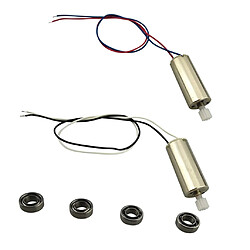 2pcs Moteur avec Roulement Mise à Niveau pour Hubsan X4 H502S H216A H502E Quadcopter