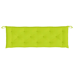 Acheter Maison Chic Coussin Confort | pouf | Coussin de banc de jardin vert brillant 150x50x7cm tissu oxford -GKD12024