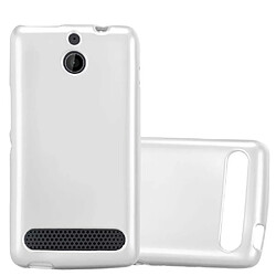 Cadorabo Coque Sony Xperia E1 Etui en Argent