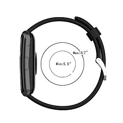 Bracelet De Montre En Silicone Souple Pour Montre Huawei Fit TIA-B09 TIA-B19 Noir pas cher