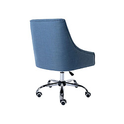 Acheter Vente-Unique Chaise de bureau - Tissu - Bleu - Hauteur réglable - WONDIO