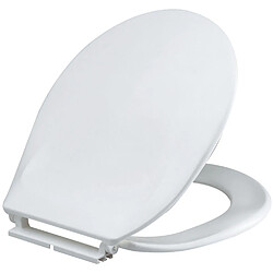 abattant wc - monaco - double - thermoplastique - blanc - siamp 48710117