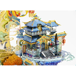 Avis Universal 3D Tous les puzzles en métal 3D Moon Palace de haute qualité DIY assemblage à la main Modèle Jouets éducatifs Adultes Enfants Cadeaux | Puzzle (Bleu)