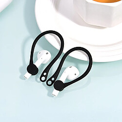 Wewoo Casque sans fil lanyard anti-perte pour Apple AirPods 1/2 Noir