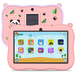 Yonis Tablette Enfant 7 Pouces Pro Panda Wifi 2GB 32GB Android 13 Tablette Enfant 7 Pouces Pro Panda WiFi 2GB+32GB Android 13 Quad-Core Support Google Play Rose YONIS