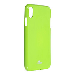 Ozzzo jelly coque mercury pour iphone xs max 6,5 lime