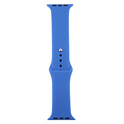 Avis Wewoo Pour Apple Watch Series 5 & 4 40mm / 3 & 2 & 1 38mm Bracelet de montre en silicone bleu foncé