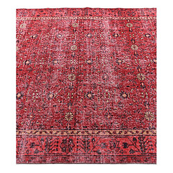 Avis Vidal Tapis de laine 284x163 rouge Ultra Vintage