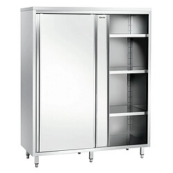 Armoire Haute - acier inoxydable - Portes Coulissantes - Profondeur 600 & Hauteur 2000 - Bartscher