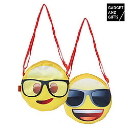 Totalcadeau Sac en polyester émoji Cool - Sac à dos emoticone smiley pas cher