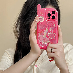 GUPBOO Étui pour iPhone12 Sweet Cool Full Screen Cosmetics Creative Mobile Phone Case Anti-fall Women