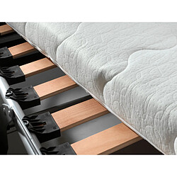 Lisa Design Ari - Canapé 3 places convertible - couchage quotidien - matelas 12 cm - en tissu pas cher