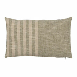 BigBuy Home Coussin Coton Lin Gris 50 x 30 cm