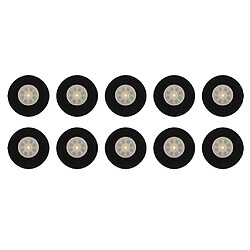 10 pièces éponge noire roues pneu pour RC avion modèle jouet diamètre 50mm