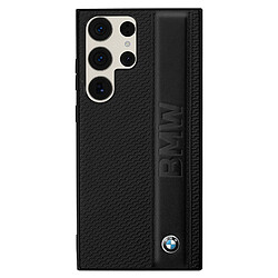 BMW Coque Cuir pour Samsung Galaxy S23 Ultra Antichoc Profil Fin et Léger Noir