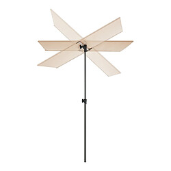 Avis Helloshop26 Parasol inclinable à 360° rectangulaire 180 x 130 cm sable 03_0008047