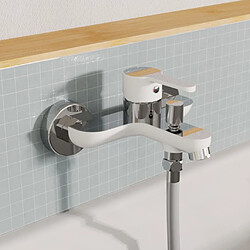 EISL Mitigeur de salle de bain DIZIANI blanc-chrome