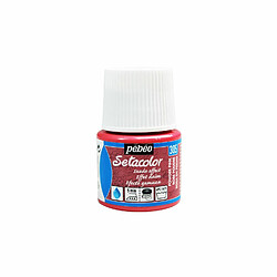 Pebeo Peinture textile Setacolor opaque effet daim - Rose poudré - 45 ml