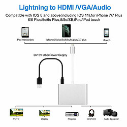 Universal SE XS XS 11 Pro Câble HDMI Adaptateur AV pour caméra USB 3.0 PD