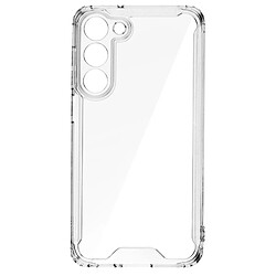 Avizar Coque pour Samsung Galaxy S23 Dos Rigide Coins Bumper Antichoc Transparent