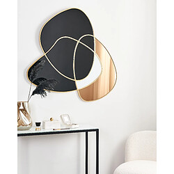 Beliani Miroir TAILLY Noir