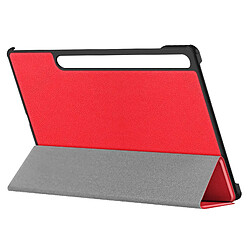 Avizar Housse pour Samsung Galaxy Tab S9 Support Stand Mise en veille Smart Cover rouge