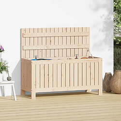 vidaXL Boîte de rangement de jardin 108x42,5x54 cm Bois massif de pin