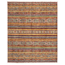 Vidal Tapis de laine 296x245 rouge Torkman