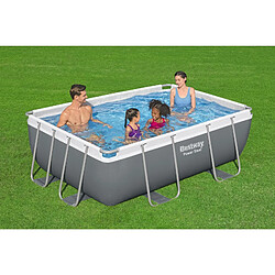 Piscine Démontable Tubulaire Bestway Power Steel 282x196x84 cm Pompe de Filtration Épurateur à Cartouche 1.249 L/H