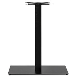 Avis Alterego Pied de table 'NERO XL' 90 noir en métal