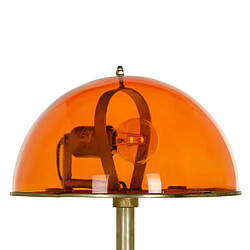 BigBuy Home Lampe de bureau Orange Doré Verre Fer 40 W 220-240 V 31 x 31 x 65 cm