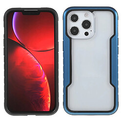 Coque en TPU + acrylique anti-chute, hybride noir/bleu pour votre Apple iPhone 13 Pro Max 6.7 pouces