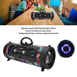 Acheter ComfortXL Enceinte bluetooth graffiti rgb avec haut-parleur sans fil et prise vocale pour les soirées à domicile et le camping en plein air