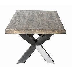 BOIS & CHIFFONS Table basse rectangulaire 130X70 | Manguier New York pas cher