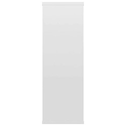 Maison Chic Étagères murales,Étagère Rangement flottate Blanc brillant 104x20x58,5 cm Aggloméré -MN25544 pas cher